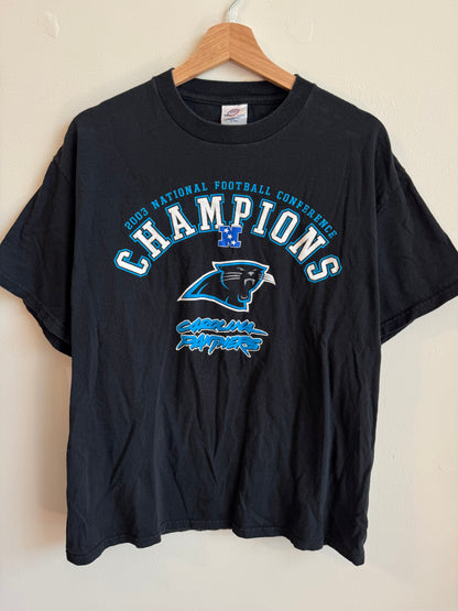 2003 Carolina Panthers NFL Conference Champs Tee (L)