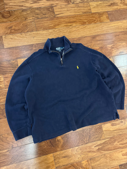 00s Polo Ralph Lauren Essential Navy Quarter Zip (XL)