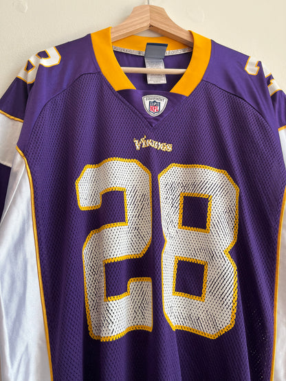 2011 Minnesota Vikings Adrian Peterson Reebok NFL Jersey (XL)