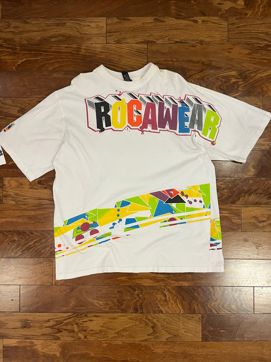 Y2K Rocawear Multi-Colored Tee (XL)