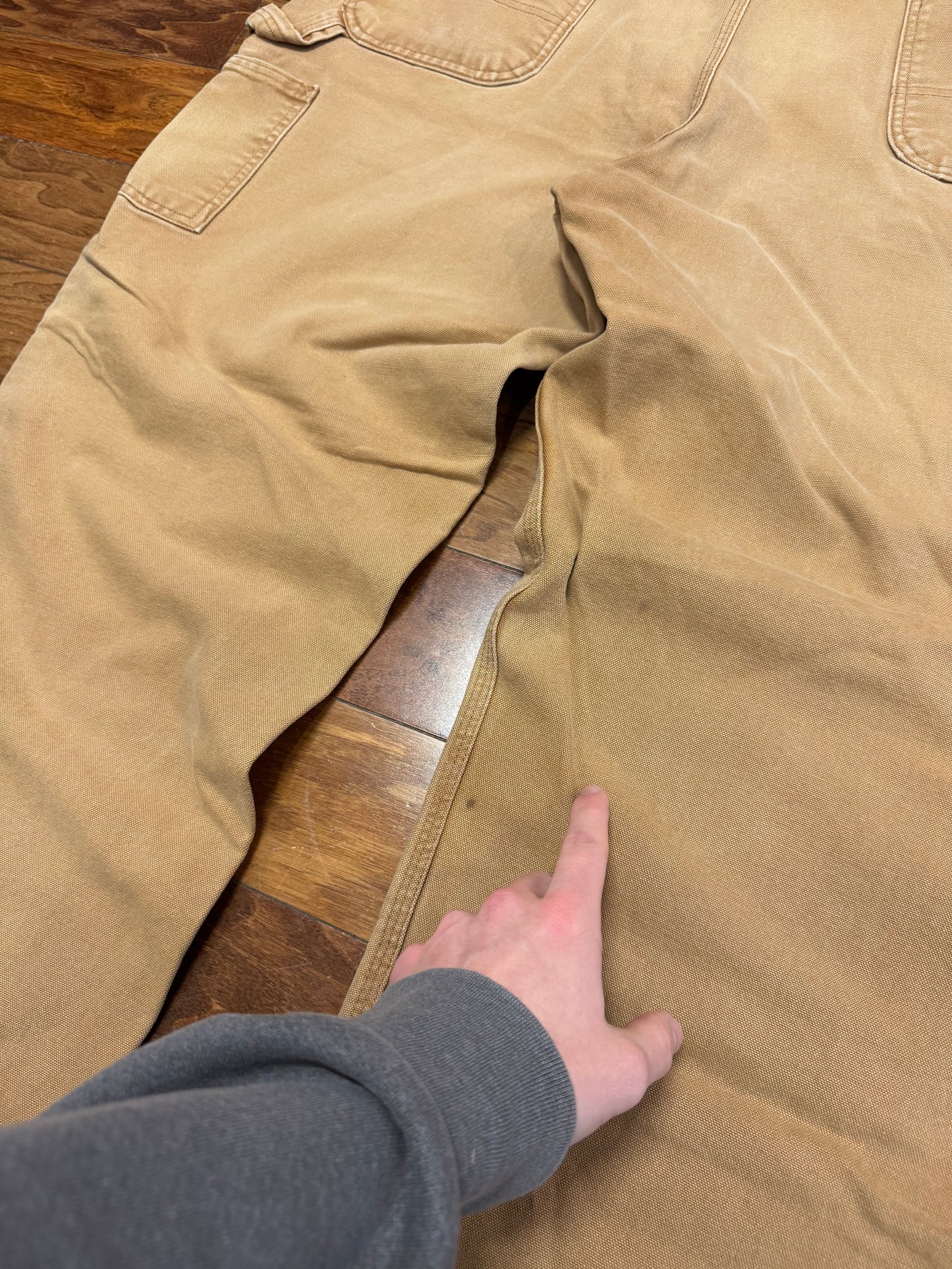 2014 Carhartt Faded Tan Carpenter Pants (42 x 30)