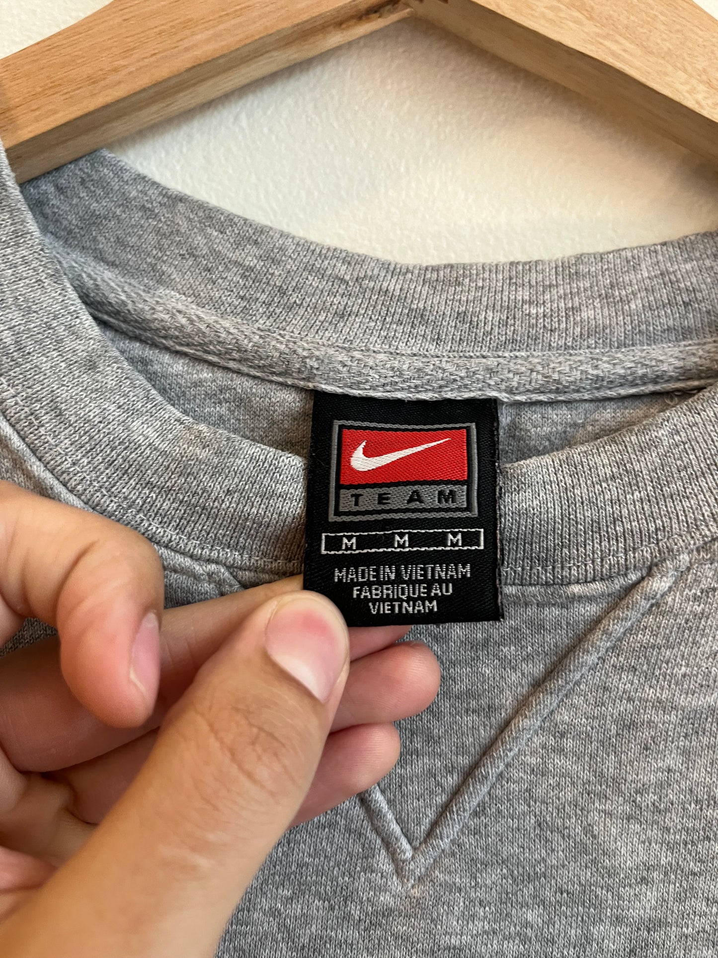 00s Clemson University Nike Embroidered Center Swoosh Crewneck (M)