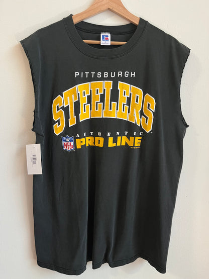 1995 Pittsburgh Steelers Russell Muscle Tee (L)