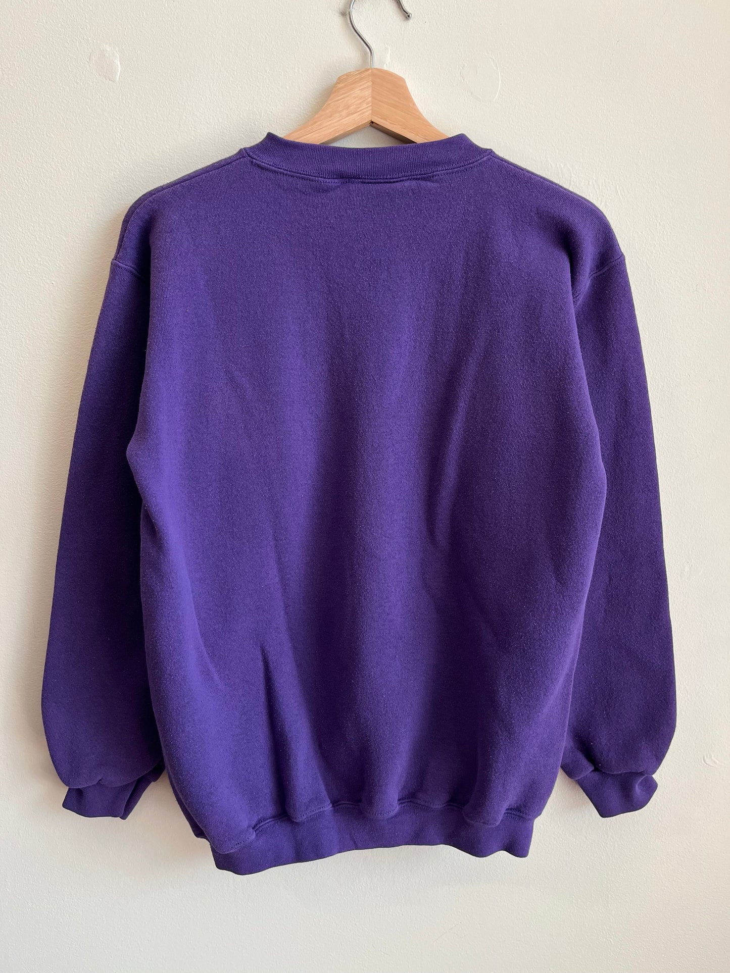90s Charlotte Hornets NBA Purple Crewneck (S)