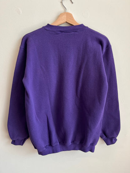 90s Charlotte Hornets NBA Purple Crewneck (S)