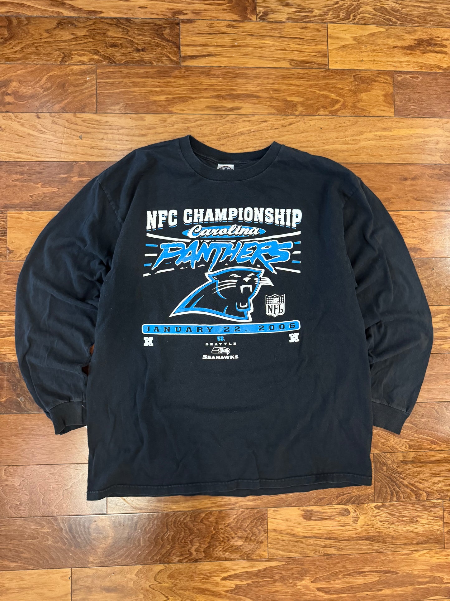 2006 Carolina Panthers NFC Championship Long Sleeve Shirt (XL)