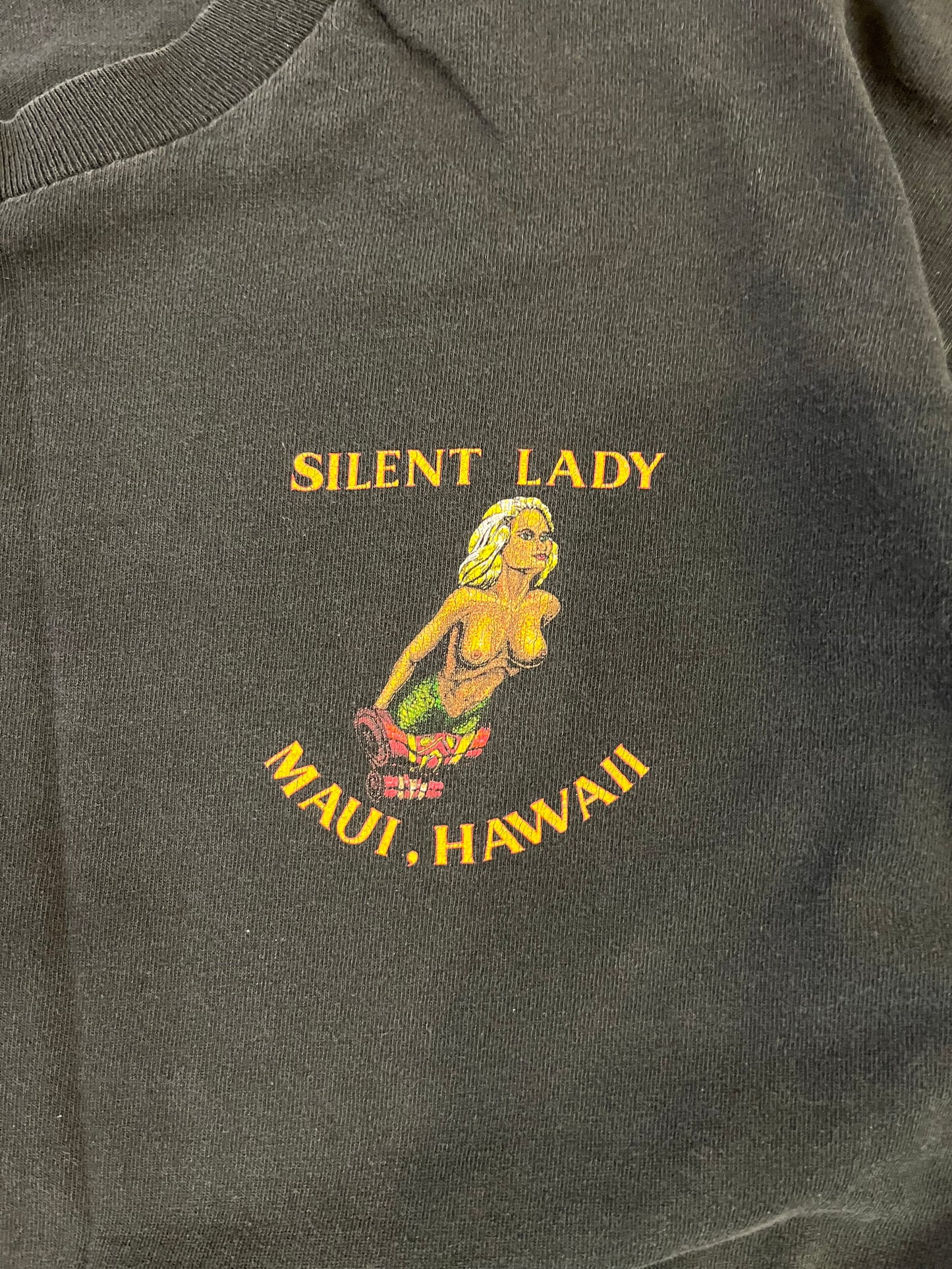 90s Maui Hawaii "Silent Lady" Tee (XL)