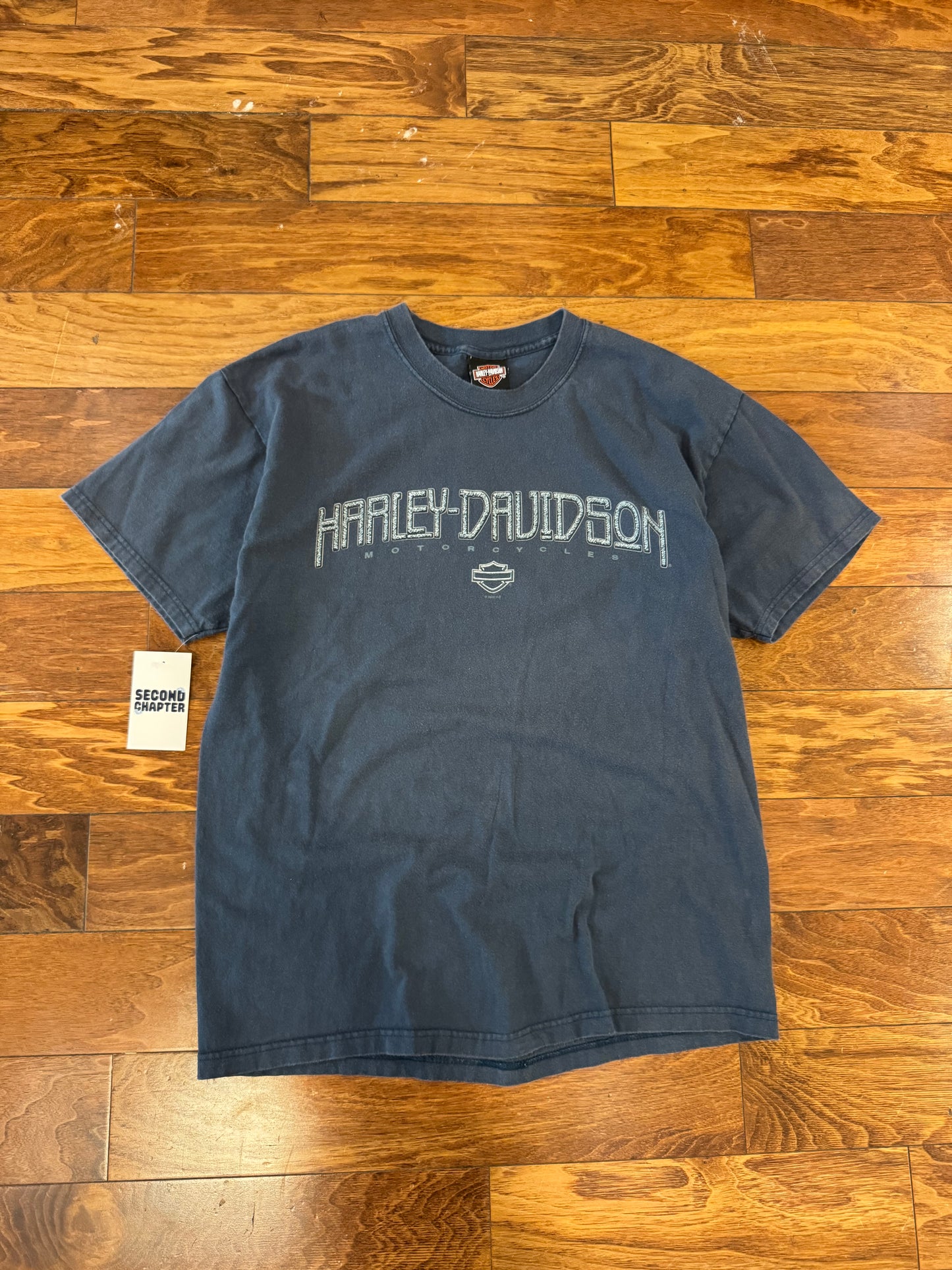 2003 Harley Davidson Adams Center, NY Faded Tee (L)