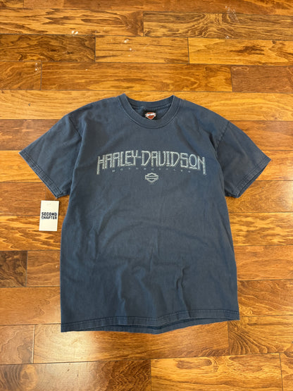 2003 Harley Davidson Adams Center, NY Faded Tee (L)