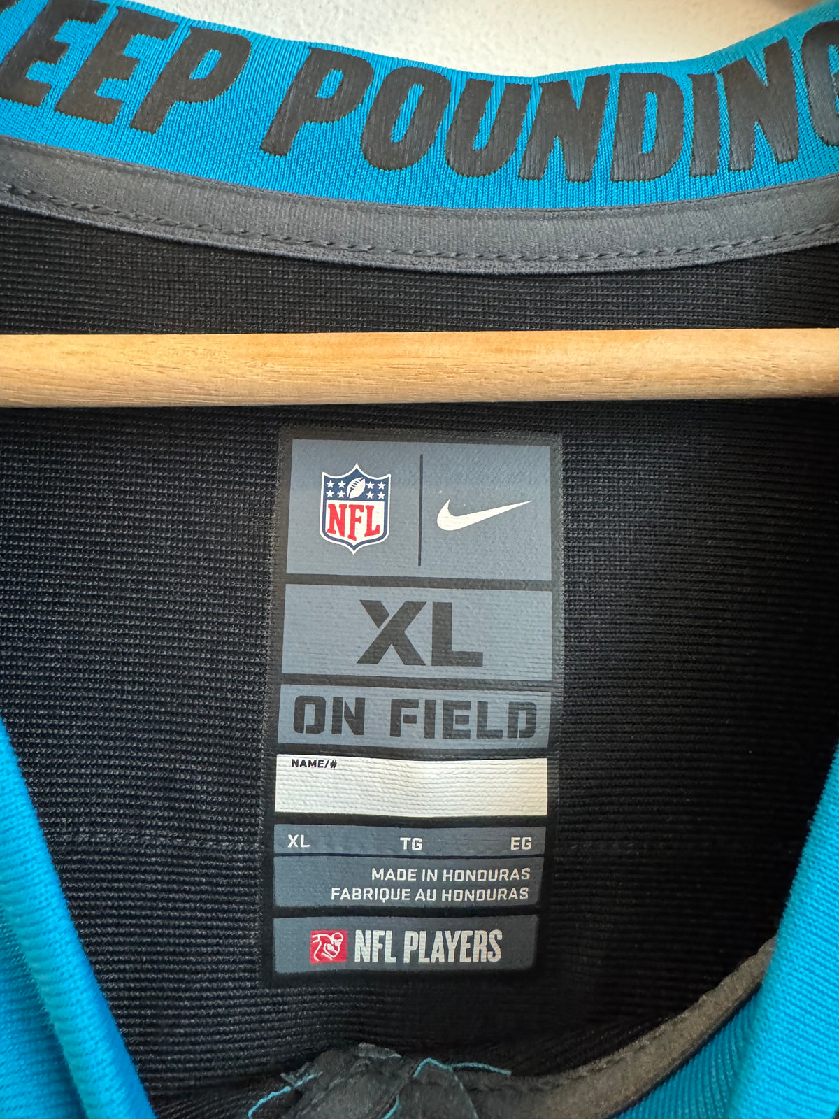2010s Carolina Panthers Kelvin Benjamin Nike Hone Jersey (XL)