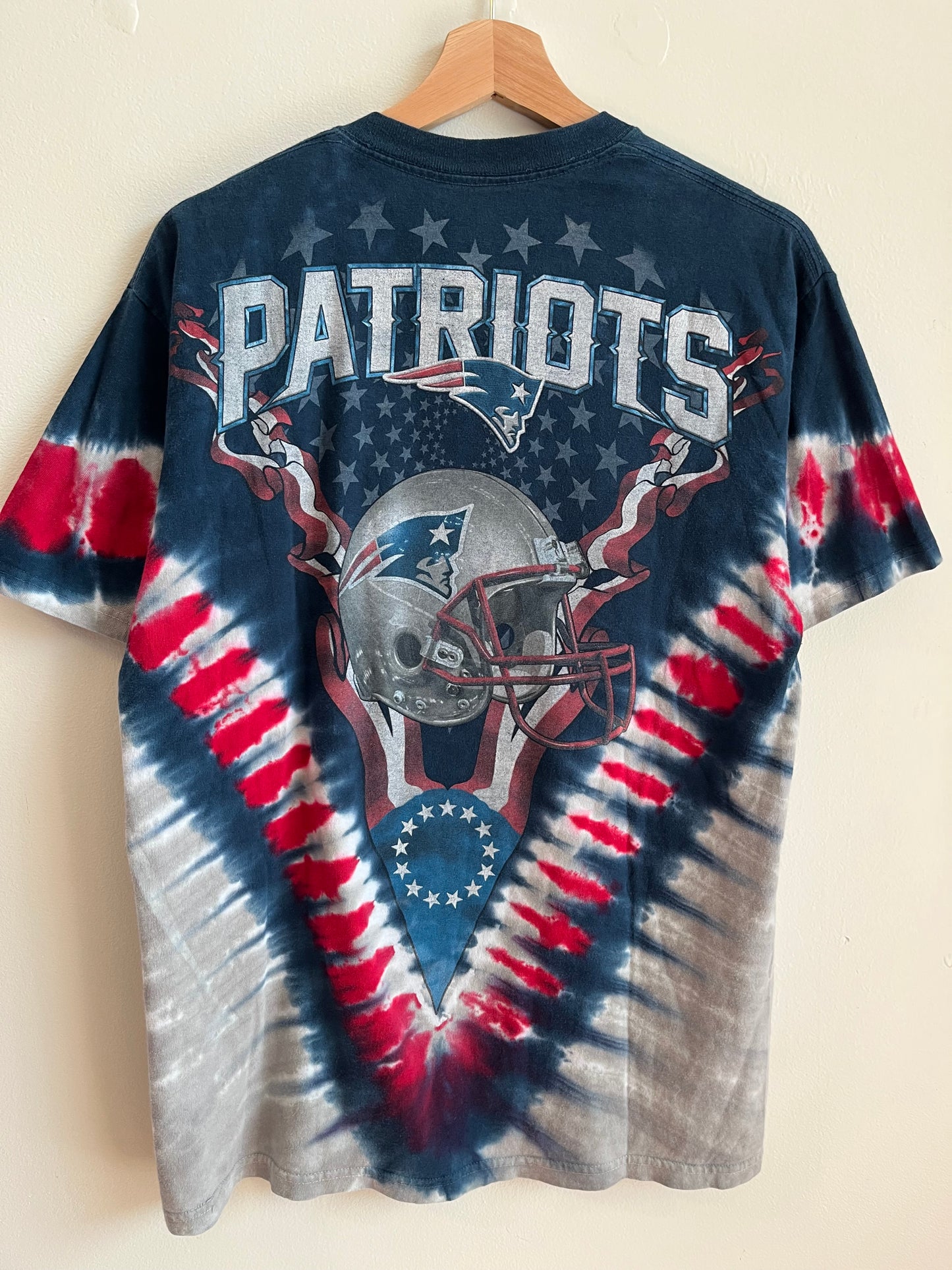 00s New England Patriots Majestic Tie Dye Tee (M)