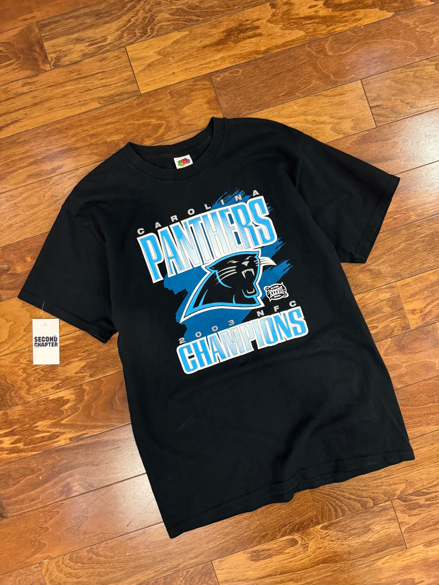 2003 Carolina Panthers NFC Champions Tee (L)