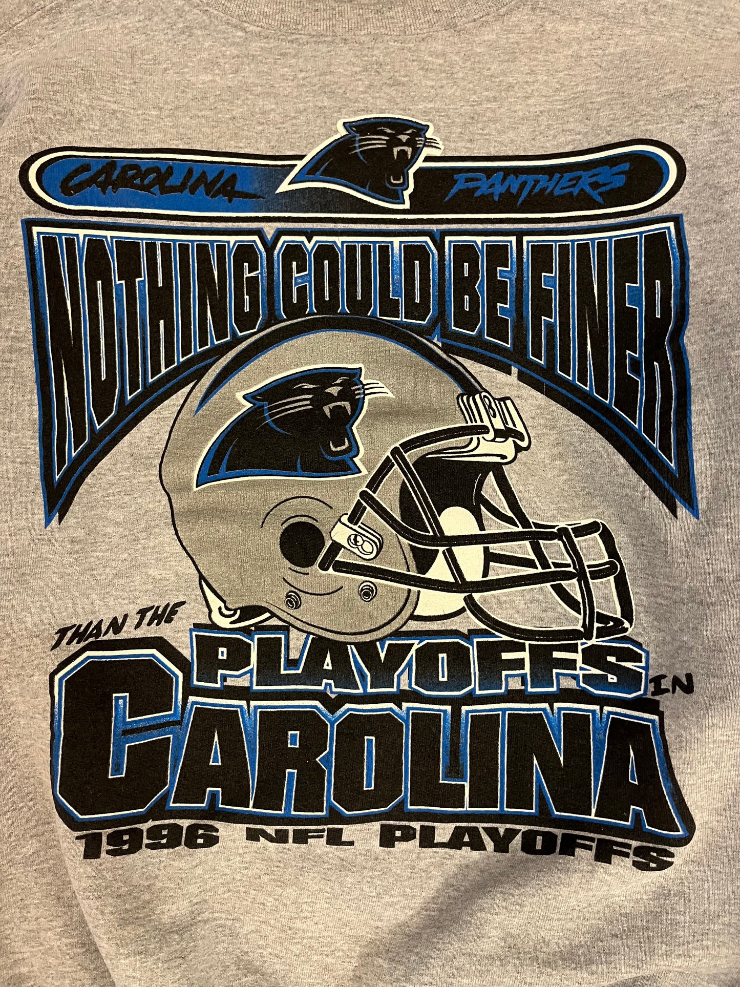 1996 Carolina Panthers "Nothing Could Be Finer" Crewneck (L)