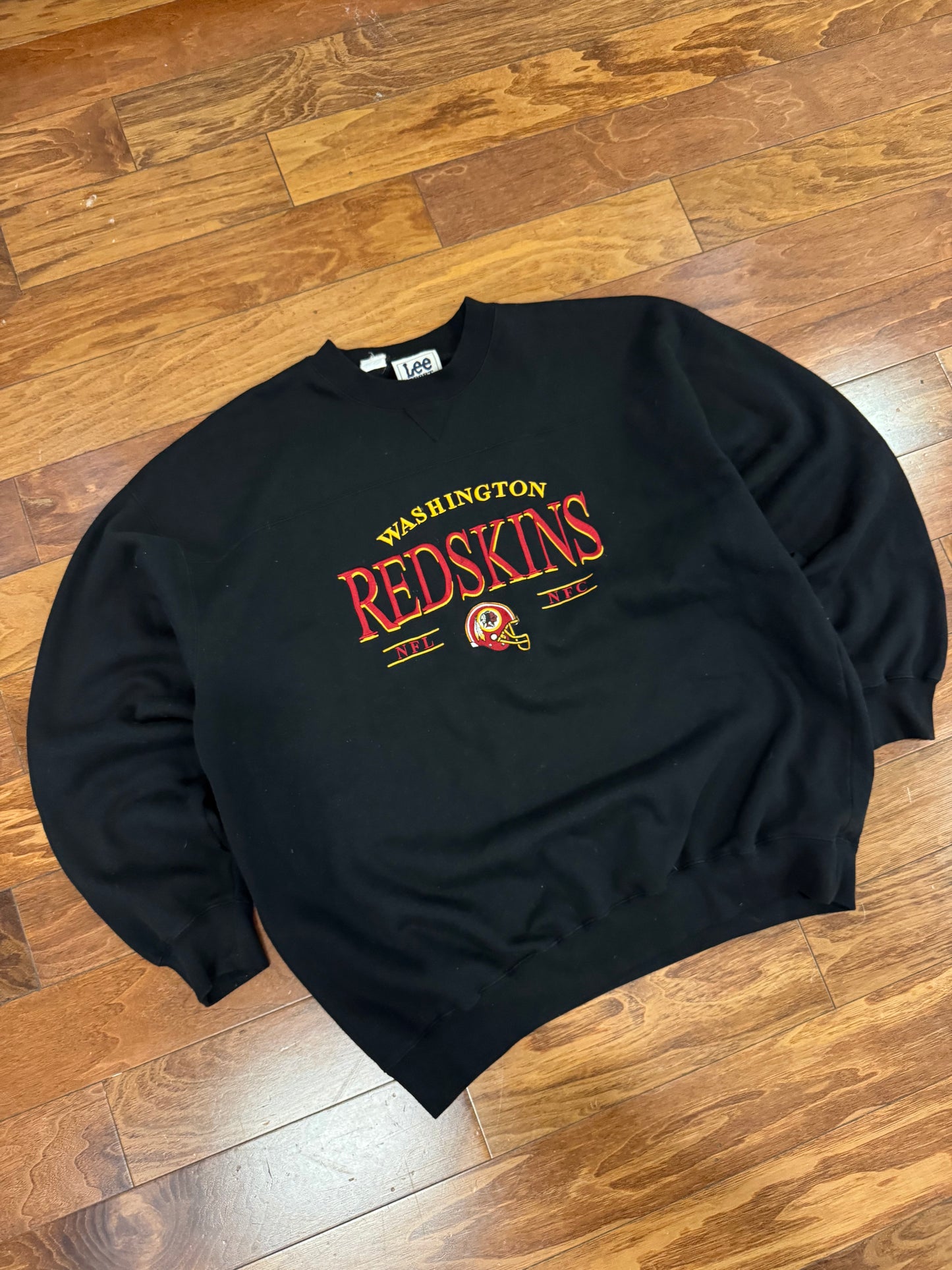 90s Washington Redskins Black Lee Crewneck (XXL)