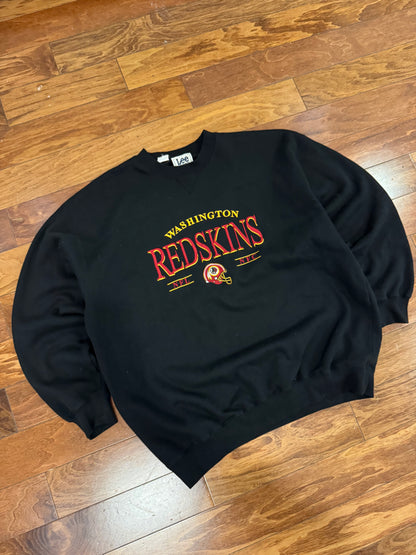 90s Washington Redskins Black Lee Crewneck (XXL)