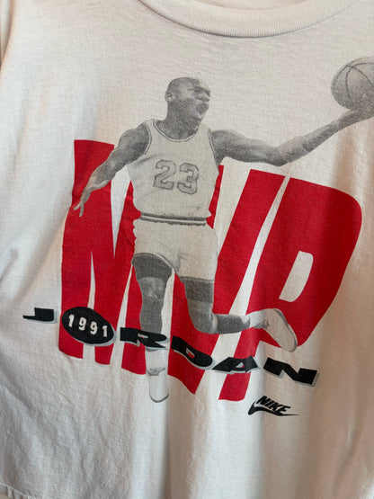 1991 Michael Jordan MVP Rare Vintage Nike NBA Tee (XL)