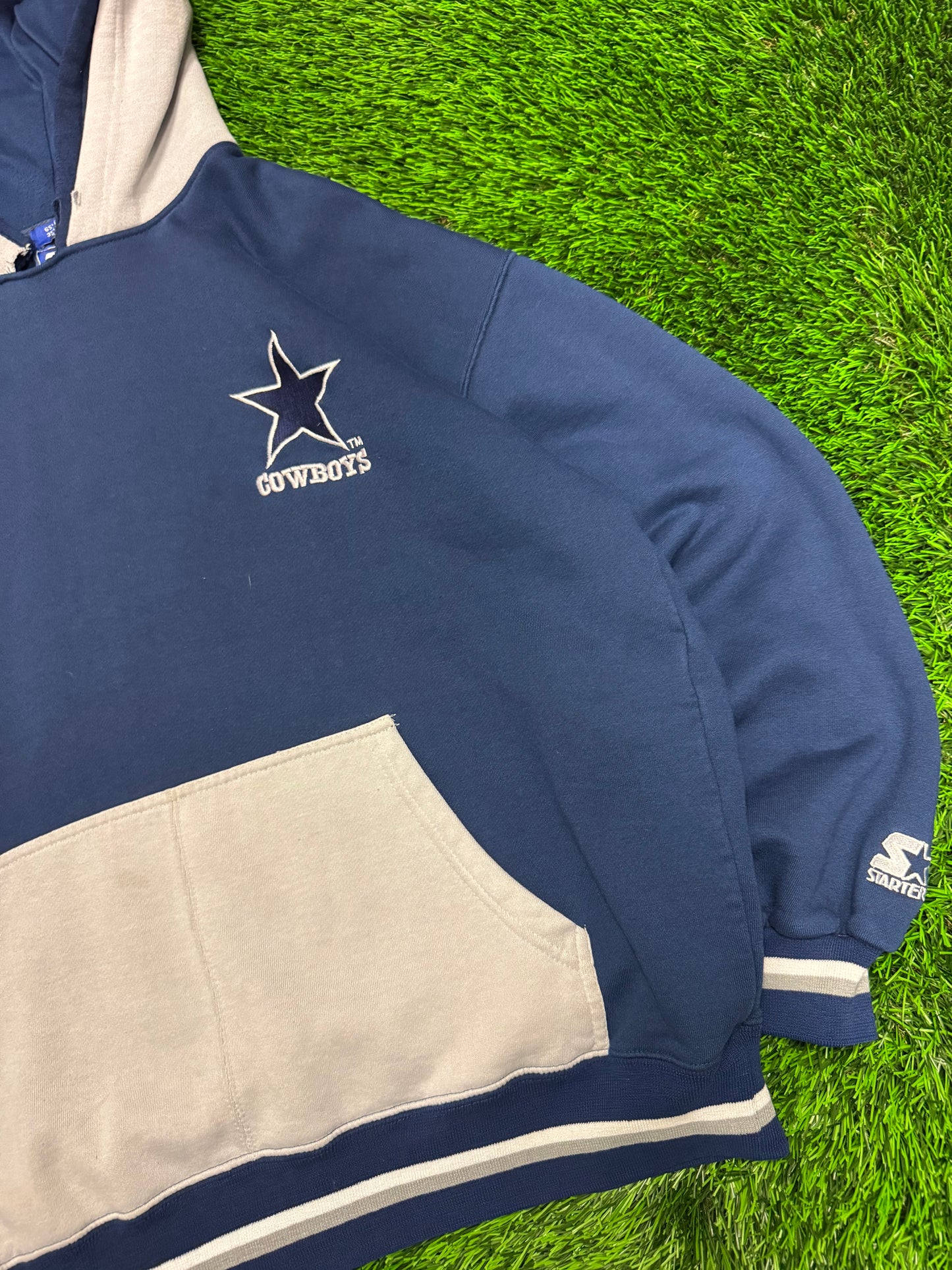 90s Dallas Cowboys Starter Distressed Hoodie (XL)