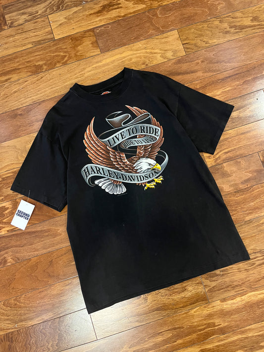 1992 Harley Davidson Michaels Santa Rose Graphic Tee (XL)