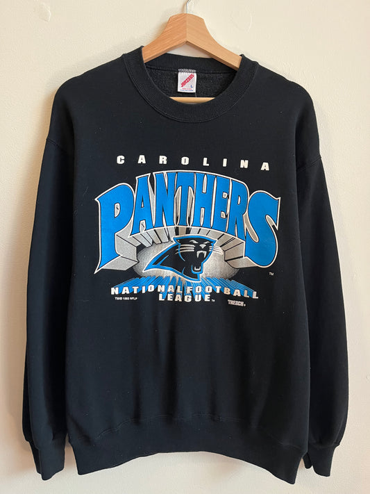 1993 Carolina Panthers Jerzees Trench Crewneck (L)