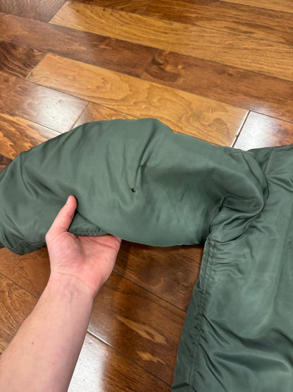 80s Flyer's MA1 Bomber Green Jacket (M)