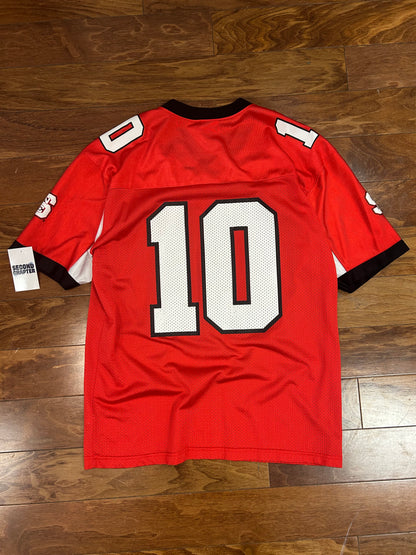 00s NC State (NCSU) Vintage #10 Adidas Football Jersey (M)