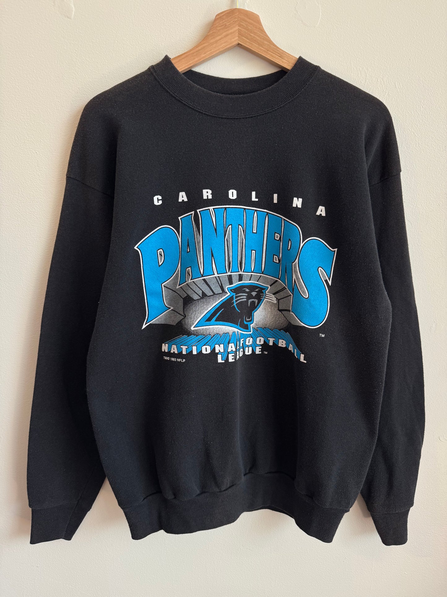 1993 Carolina Panthers Spectator Sportswear Spell Out Crewneck (M)