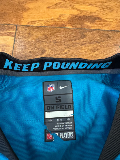 2020 Carolina Panthers Christian McCaffery Blue Jersey (Youth S)