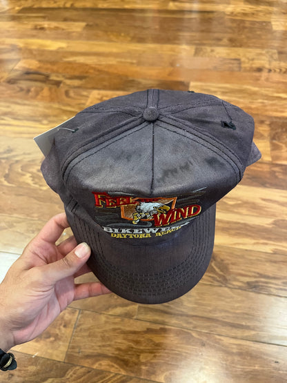 1998 Bike Week Daytona Beach Feel The Wind Eagle Hat