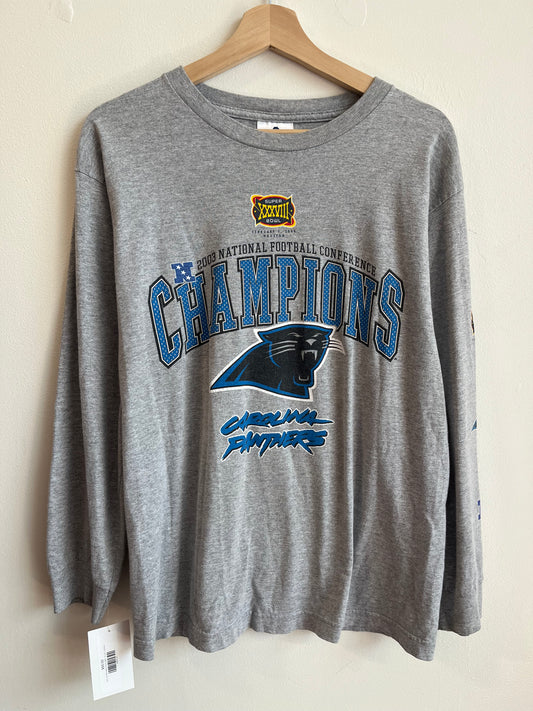 2003 Carolina Panthers NFC Champs Long Sleeve Shirt (M)