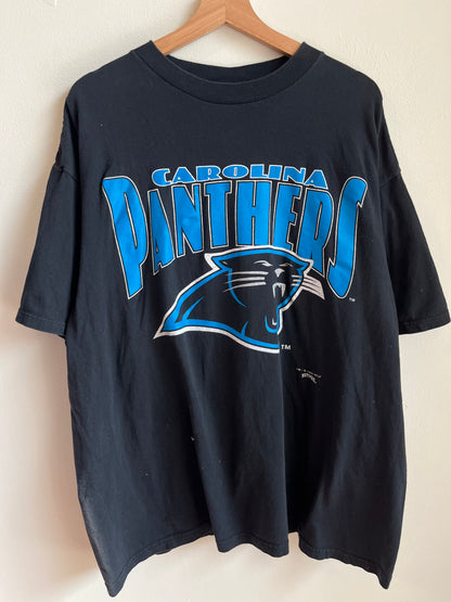 1993 Carolina Panthers Spell Out Nutmeg Tee (XL)