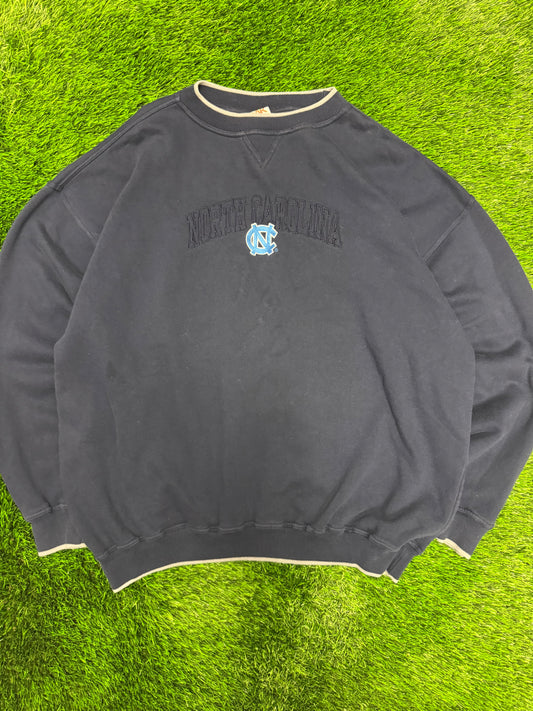 00s University Of North Carolina (UNC) Red Oak Embroidered Crewneck (XXL)