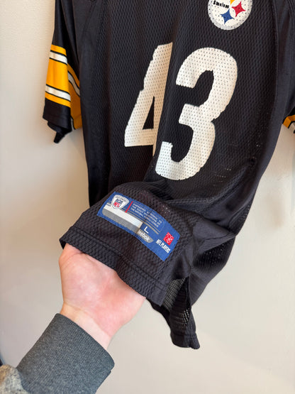00s Pittsburgh Steelers Troy Polamalu Jersey (Youth L)