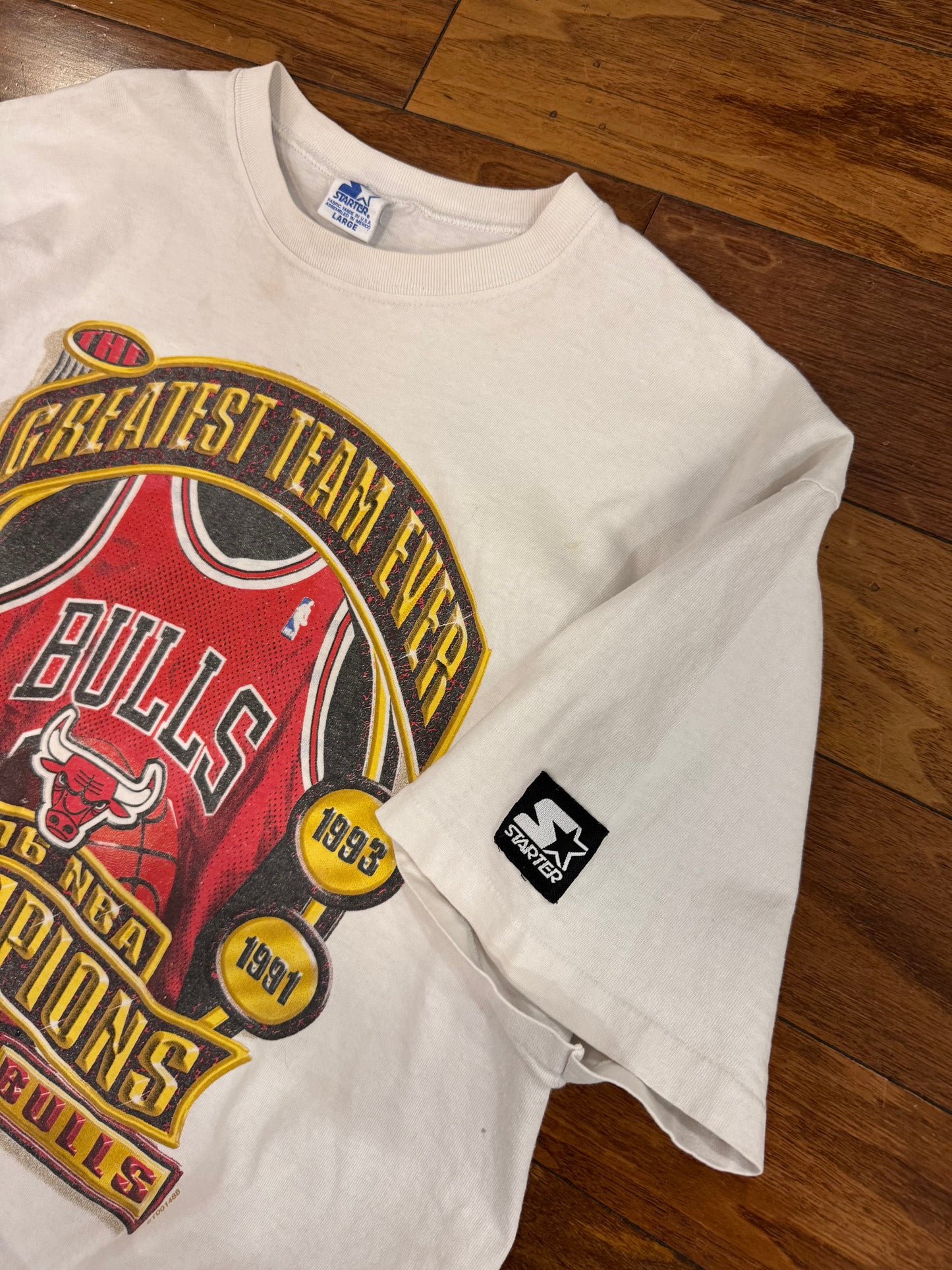1997 Chicago Bulls Greatest Team Starter Graphic Tee (L)