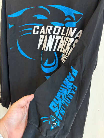2010s Carolina Panthers Black Long Sleeve Shirt (L)