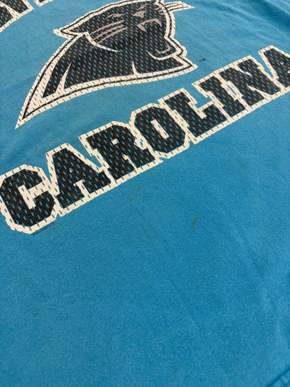 1996 Carolina Panthers Blue Patterned Tee (XL)