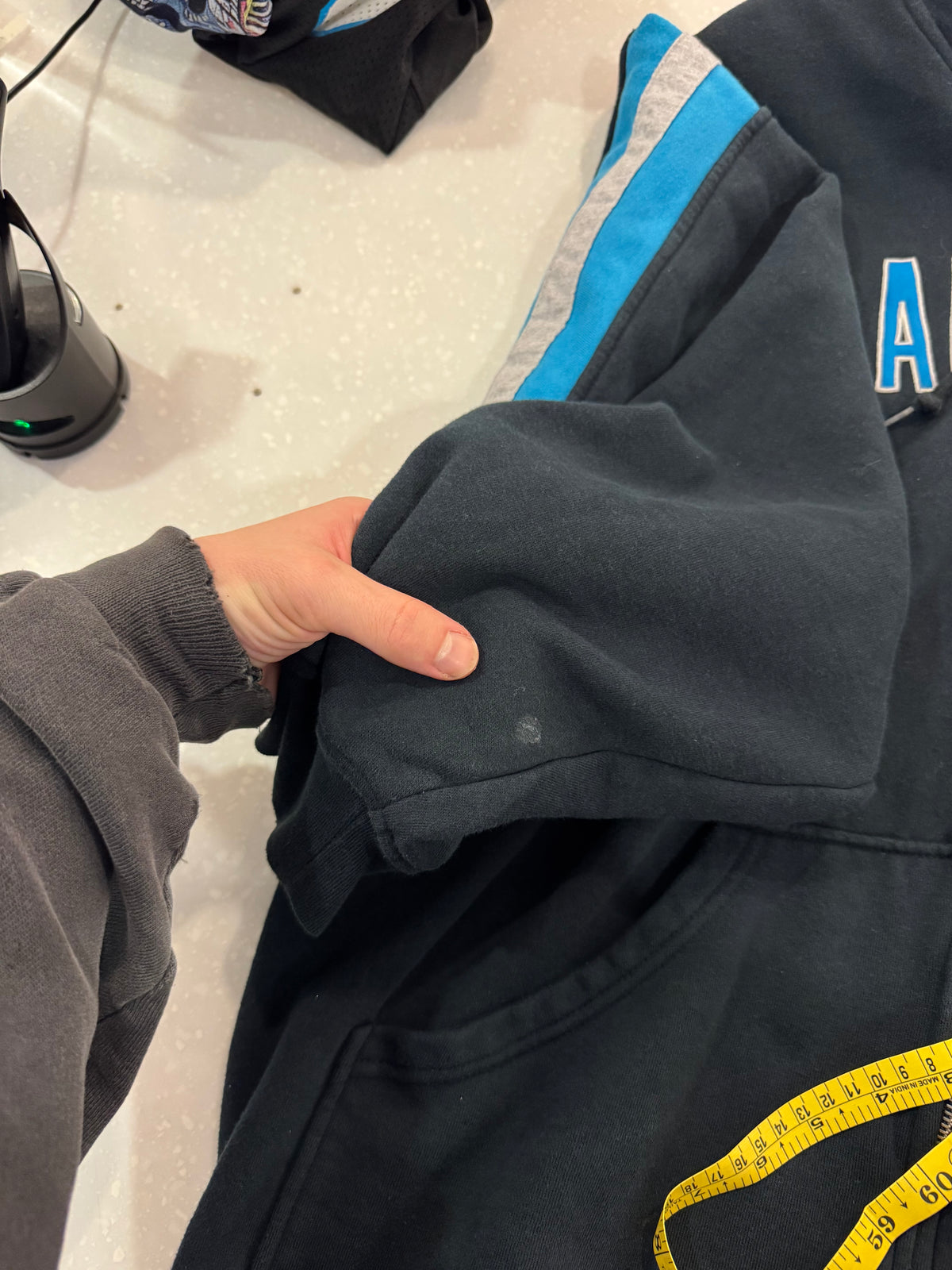00s Carolina Panthers Full Zip Reebok Hoodie (XL)