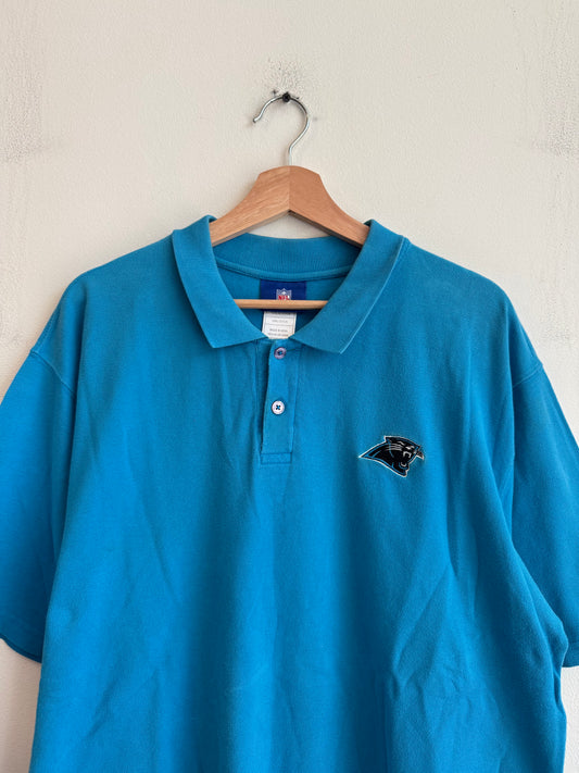 00s Carolina Panthers Reebok Blue Collar Shirt (L)