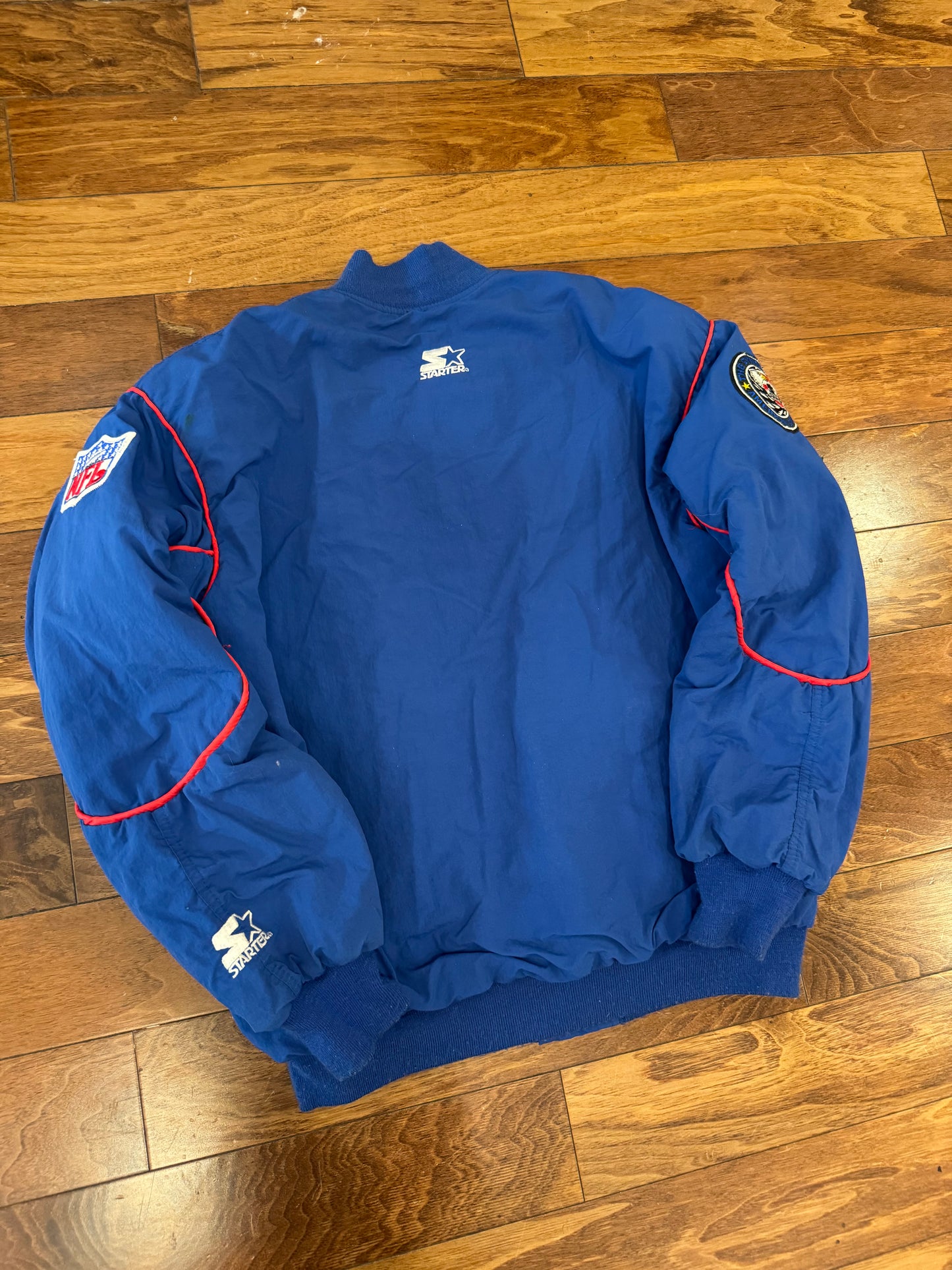 90s New York Giants Starter Patched Jacket (M)