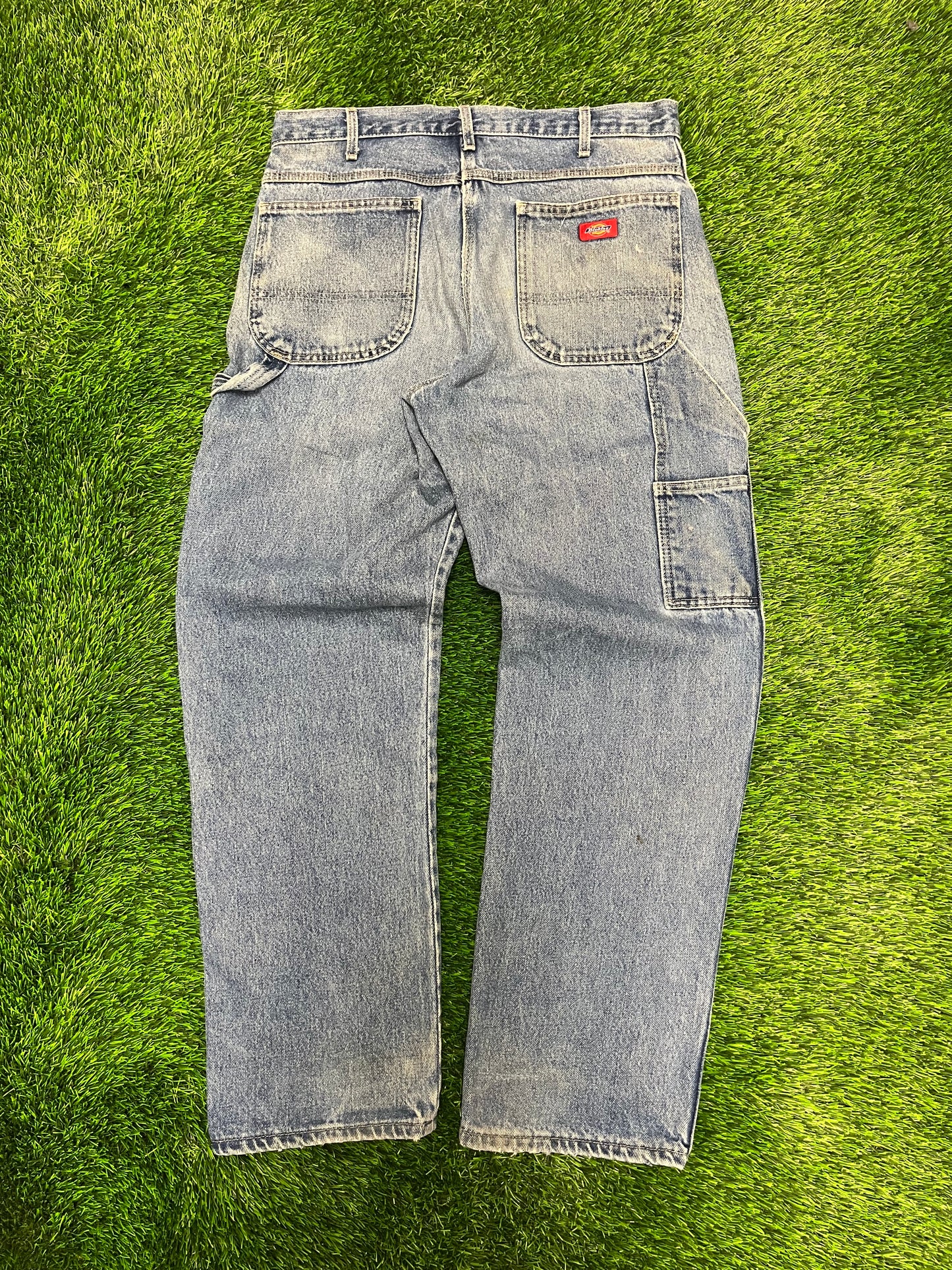 00s Dickies Light Wash Carpenter Jeans (34 x 32)