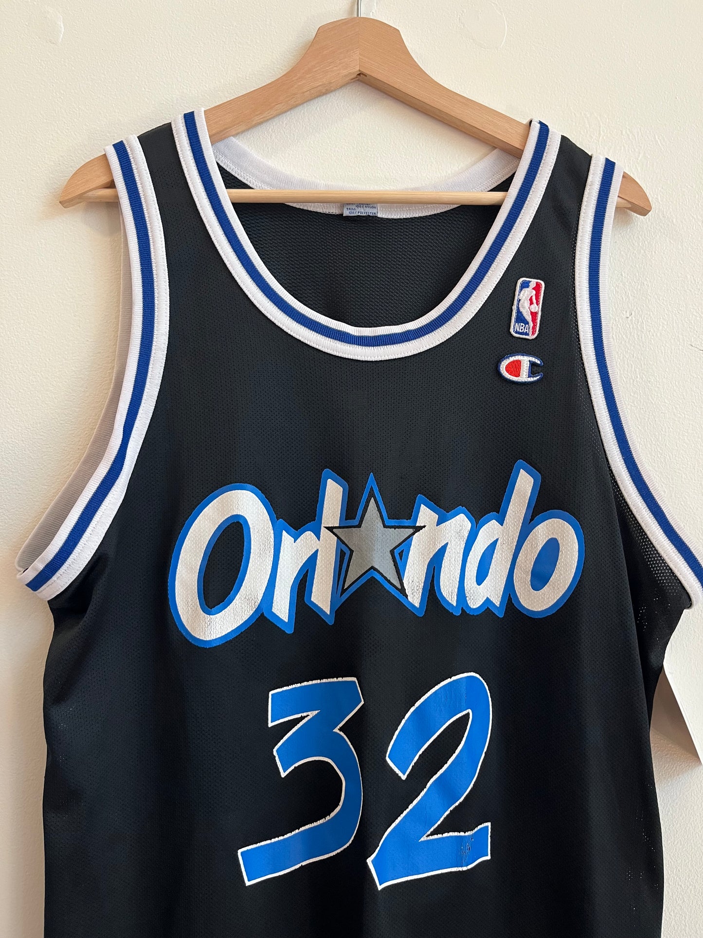 90s Orlando Magic Shaquille O'Neal #32 Champion Jersey (M)