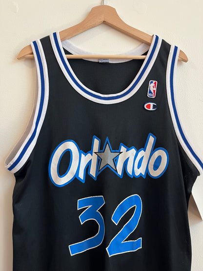 90s Orlando Magic Shaquille O'Neal #32 Champion Jersey (M)