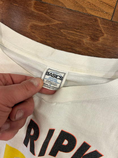 90s Cal Ripken Baltimore Orioles Ironman 2131 Games Tee (XL)