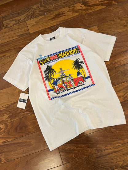 1991 The Beach Boys Snackin USA Music Tee (L)