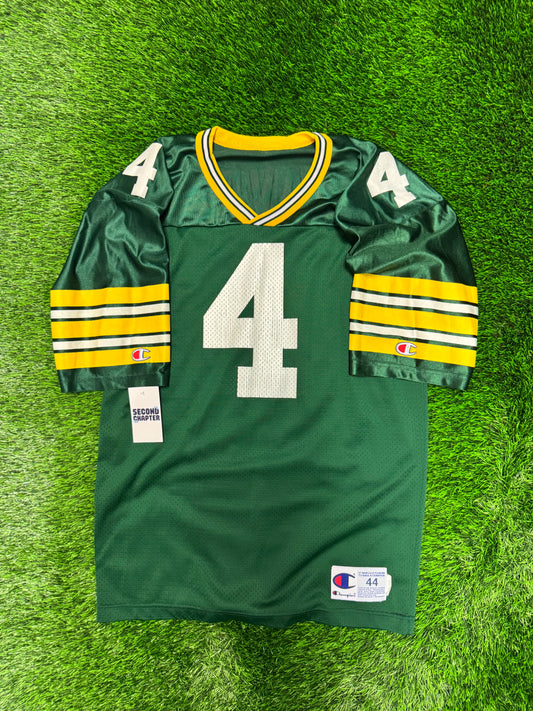 90s Green Bay Packers Brett Favre #4 Champion Jersey (M)