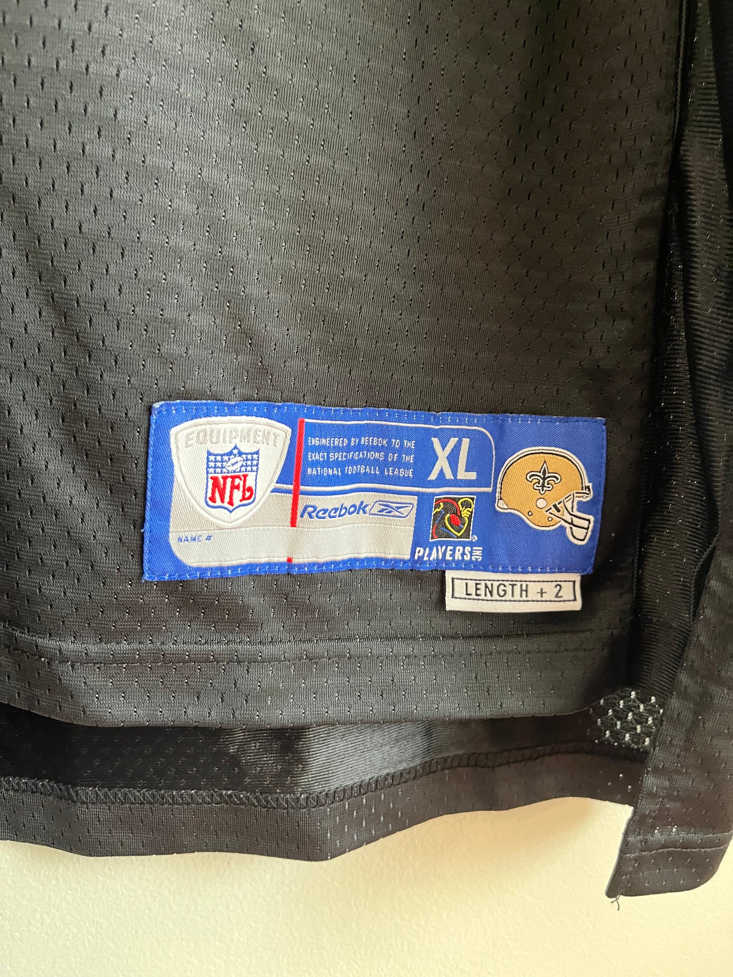 00s New Orleans Saints Reggie Bush Stitched Reebok Jersey (XL)