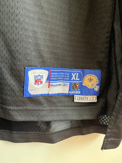 00s New Orleans Saints Reggie Bush Stitched Reebok Jersey (XL)