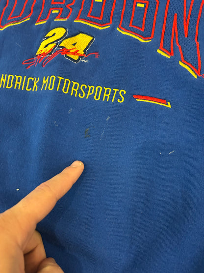 90s Nascar Jeff Gordon #24 Chase Authentic’s Stained Crewneck (XL)