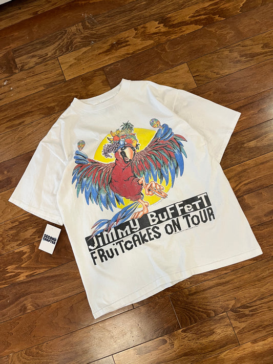 1994 Jimmy Buffet Fruitcakes Vintage Music Tour Tee (XL)