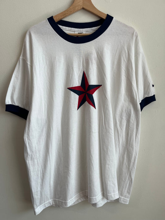 90s USA Soccer Nike Deadstock Ringer Tee (L)
