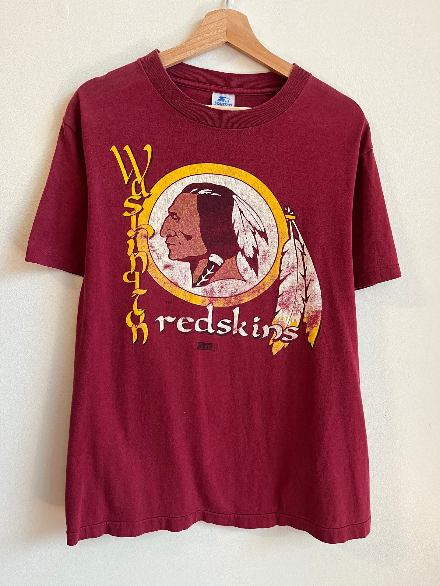 90s Washington Redskins NFL Starter Maroon Tee (M)